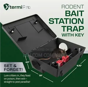 Lockable Rat Bait Station with Key