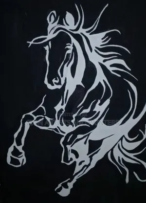 Acrylic Painting: Jumping Horse