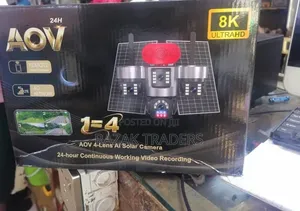 4G HD Outdoor 3-Lens Solar Smart Security Camera