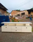 5 Feet Wooden TV Stand with Drawers - 1