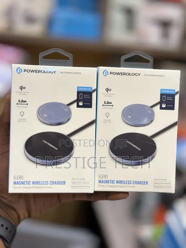 Powerology Qi2 Elero Magnetic Wireless Charger 15W - 1