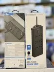 Powerology Power Strip with 6 AC, 2 USB-A, 2 USB-C Ports - 1