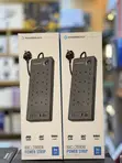 Powerology 2990W Power Strip with 8AC & 4 USB Ports - 1