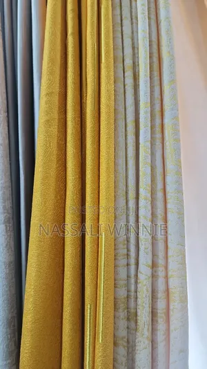 Brand New Home Interiors Curtains - Yellow