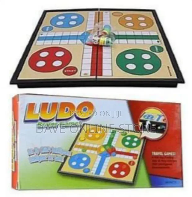 Portable Magnetic Folding Ludo Board Game Set - 1