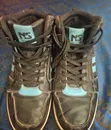 Bata Men's Black Leather Casual Sneakers - Size 40/10 - 1