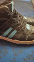 Bata Men's Black Leather Casual Sneakers - Size 40/10 - 2