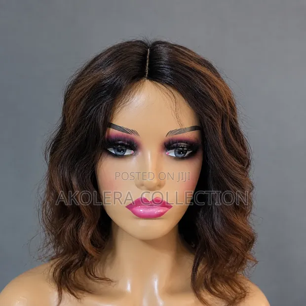 Curly Human Hair Wig - 1