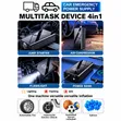 4-in-1 12V Car Jump Starter, Air Compressor, Power Bank, LED Flashlight - 2