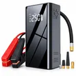 4-in-1 12V Car Jump Starter, Air Compressor, Power Bank, LED Flashlight - 4