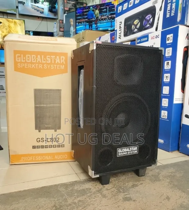 Globalstar L-1202 Rechargeable PA Party Speaker with Mic - 1