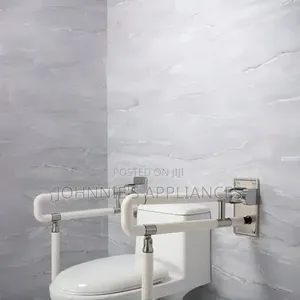 Wall-Mounted Folding Toilet Safety Grab Bar
