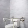 Wall-Mounted Folding Toilet Safety Grab Bar - 1