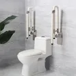 Wall-Mounted Folding Toilet Safety Grab Bar - 4
