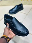 Timberland Oxfords - Men's Black Canvas/Faux Leather - 4
