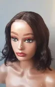Curly Semi Human Wig - 3