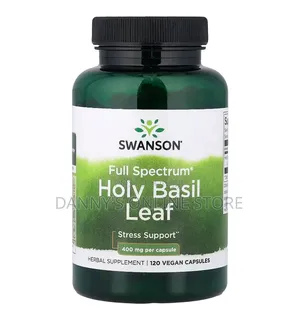 Full Spectrum Holy Basil Leaf 400mg, 120 Capsules