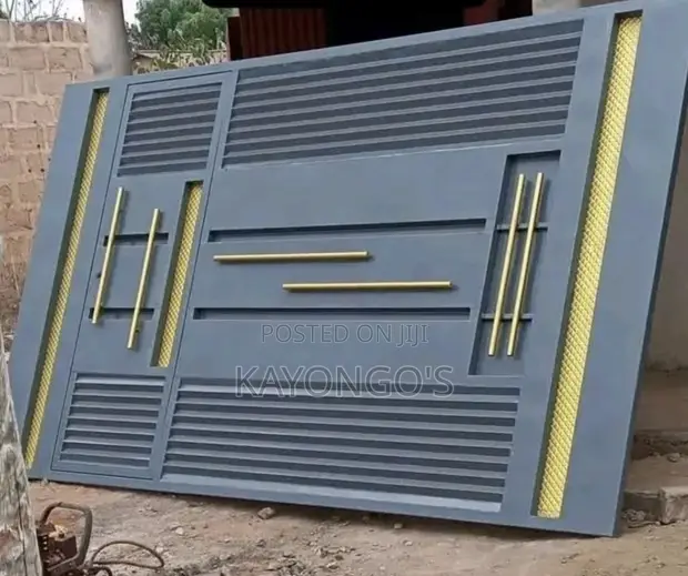 Modernized Sliding Gates - Steel, Gray, Remote Opening - 1