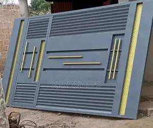 Modernized Sliding Gates - Steel, Gray, Remote Opening