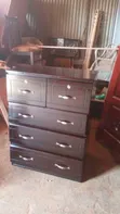 Coffee Brown Chest of Drawers - 1