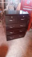 Coffee Brown Chest of Drawers - 2
