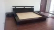 Mahogany Hardwood Bed - Queen Size - 2