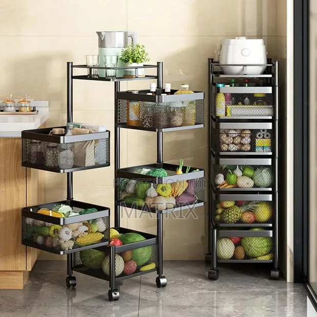 5-Tier Rotating Storage Rack - 1
