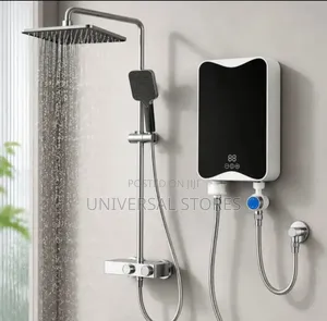 5500W Instant Tankless Electric Water Heater Shower Set