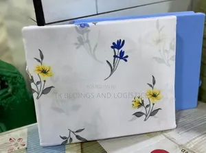 Floral Print Cotton Bedsheets (5x6 Bed)