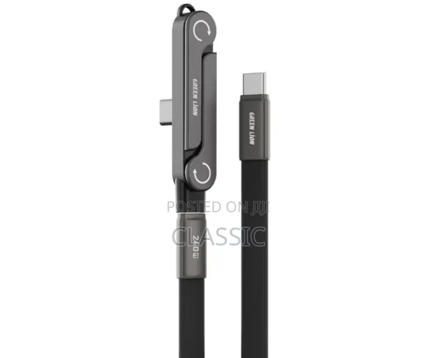 Green Lion 2-in-1 USB-C Holder Cable with Foldable Stand - 1