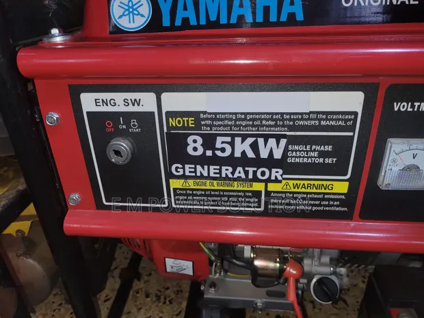 Yamaha Generator FW8800 - 8kVA, Brand New, Made in Japan - 1