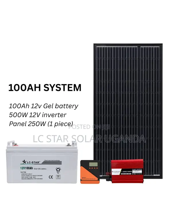 100Ah Complete Solar System - Discounted - 1