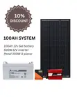100Ah Complete Solar System - Discounted - 2