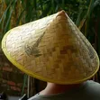 Traditional Chinese Hand Woven Bamboo Conical Hat - 3
