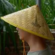 Traditional Chinese Hand Woven Bamboo Conical Hat - 4