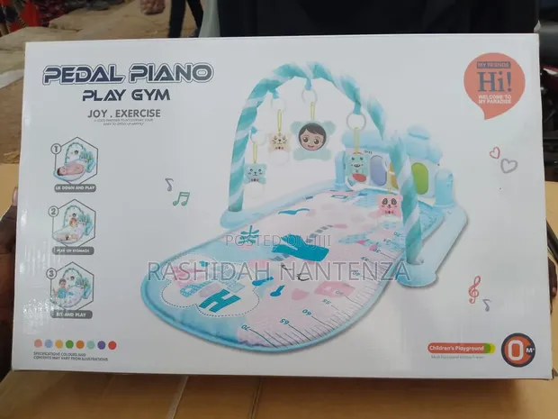 Baby Pedal Piano Play Gym Activity Mat - 1