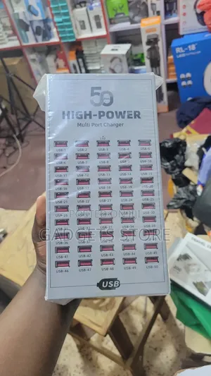 50-Port High-Power USB Charger Station