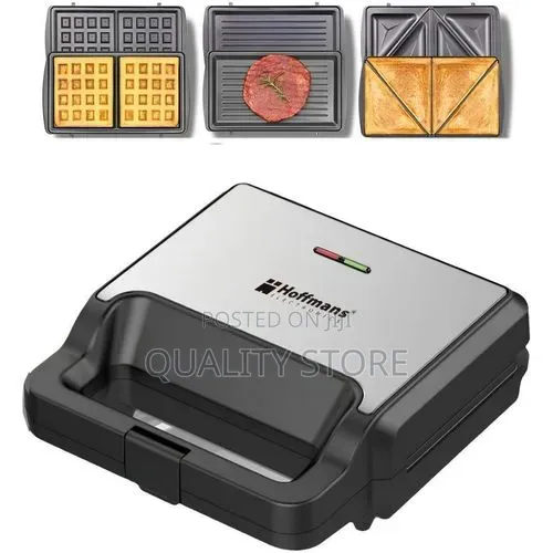 Hoffmans 3-in-1 Sandwich Maker HM-3019 - 1