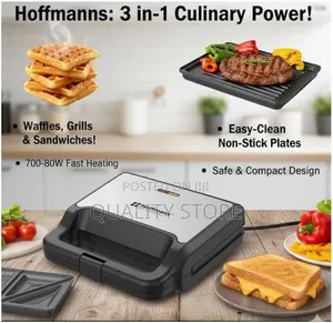 Hoffmans 3-in-1 Sandwich Maker HM-3019
