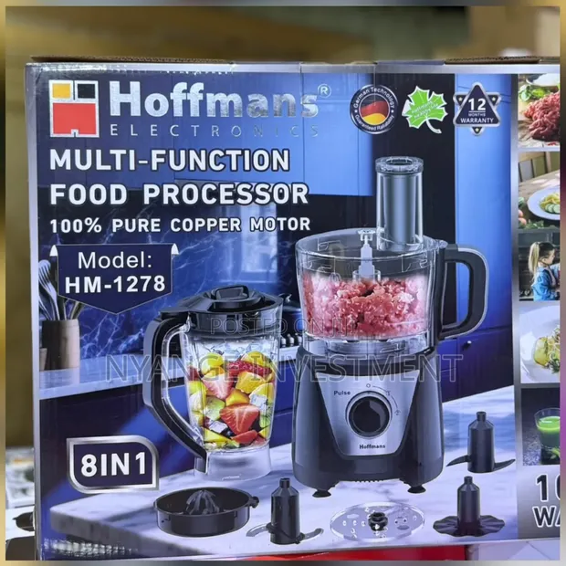 Hoffman 8-in-1 Multi-Function Food Processor (HM-1278) - 1