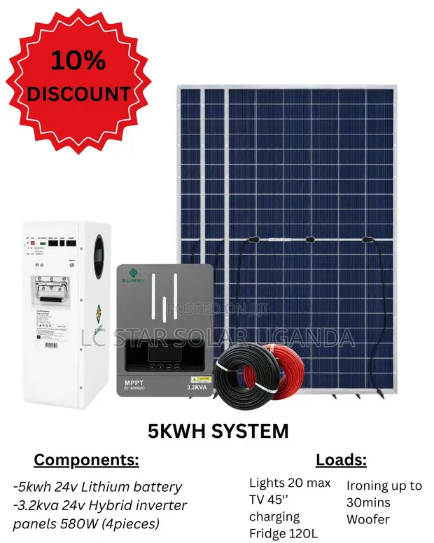 5kWh Complete Solar System Discount - 1
