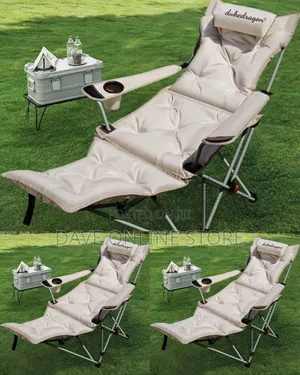 Brand New Foldable Camp Chair with Leg Rest