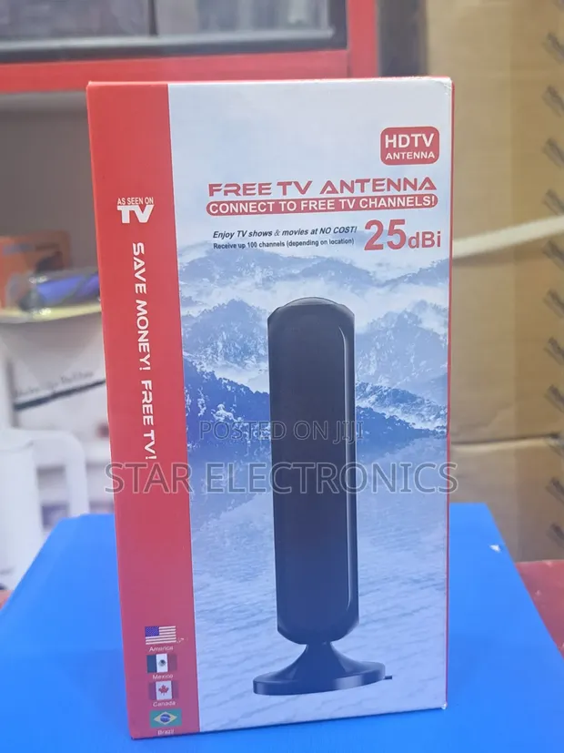 Indoor TV Antenna - Free Channels - 1