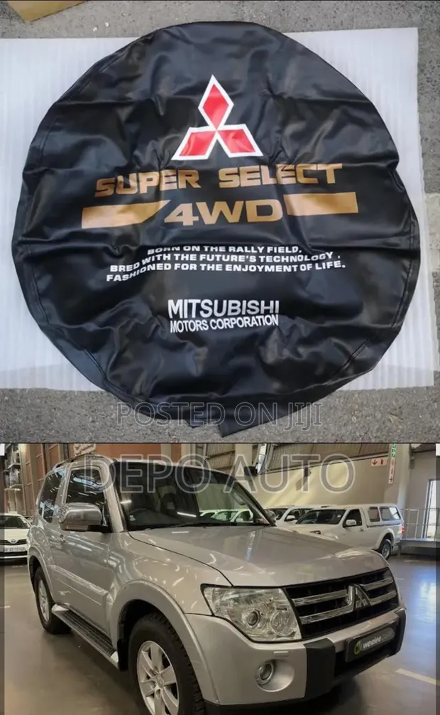 Mitsubishi Leather Tyre Cover - 1
