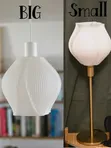 Elegant Lampshade - E14 / E27, Two Sizes - 3