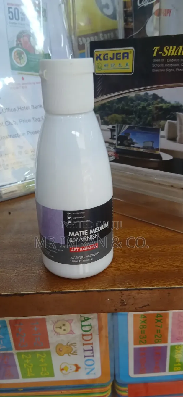 Art Rangers Matte Medium Varnish Bottle - 1