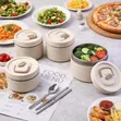 Leak-Resistant Food Storage Tiffin Set with Carry Bag - 2
