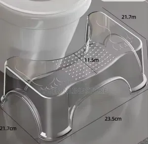 Transparent Toilet Foot Stool