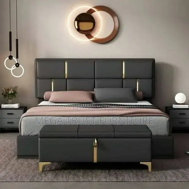 5x6 Mordant Bed Frame - Gray - 1