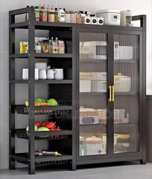 Multi-layer Movable Kitchen Storage Rack
